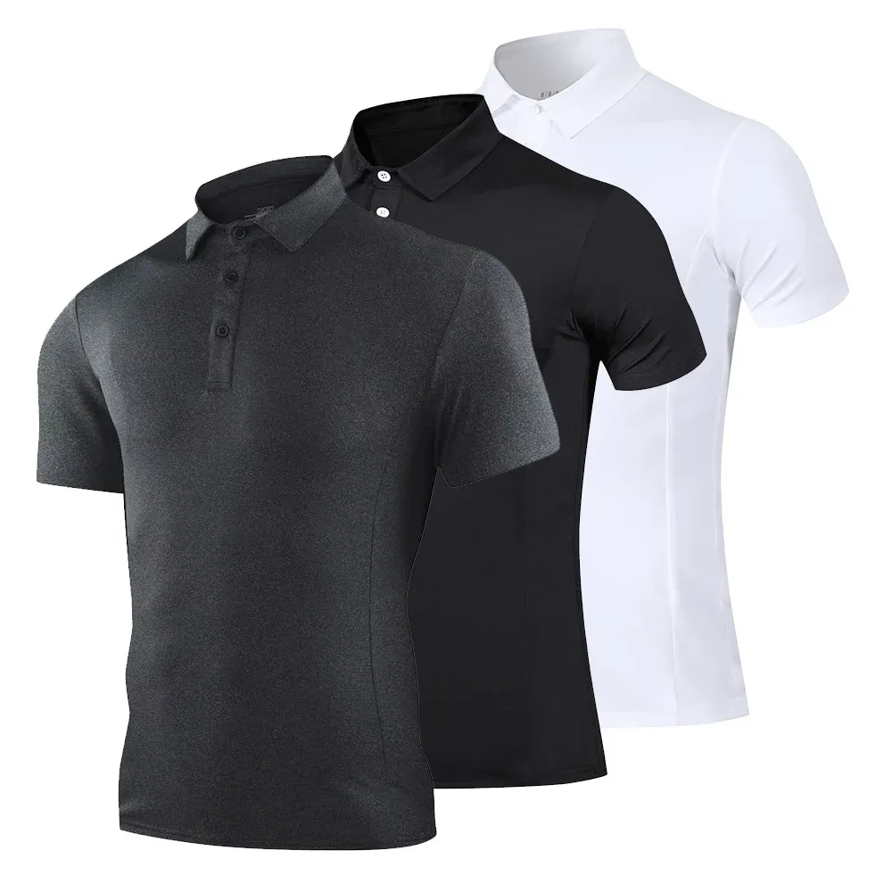 Shirts Golf Wear High Quality Business Golf Shirt Men's TShirt Sportswear Top Golf Shirt Feather Jersey Fitness Wear