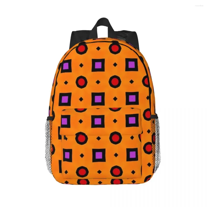Sac à dos funky orange sacs à dos adolescent adolescents pour adolescents sacs d'études de la mode sacs de voyage