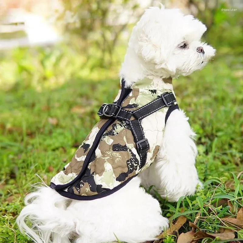 Abbigliamento per cani vestiti caldi per piccola giacca per pet inverno antivento invernale gilet cucciolo imbottito chihuahua m-3xl