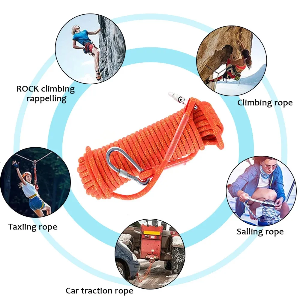 Climbing Rope 10/12mm Dia High Strength, Floating Auxiliary Rope For ...