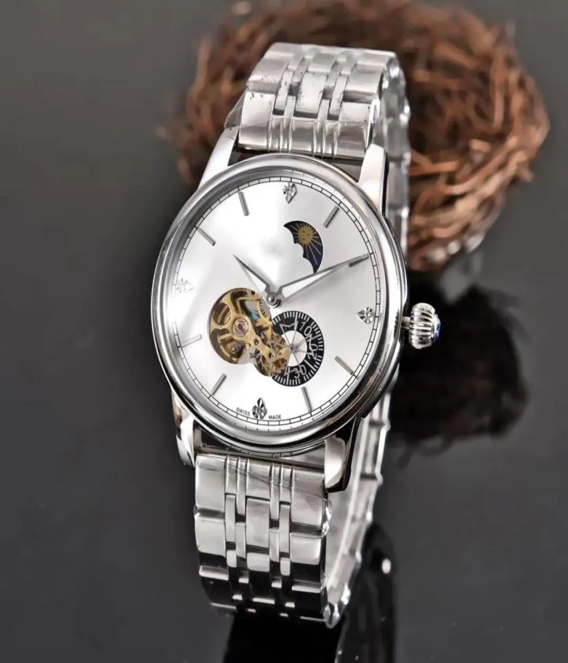 Boutique men039s watch 316 stainless steel strap 2pin semiflywheel men039s watch diameter 41mm8933525