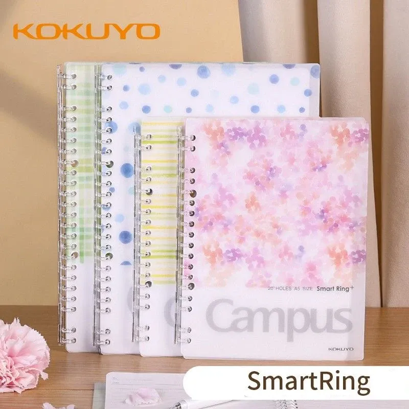 Notebooks Kokuyo Japan Slim Slim Loopbook Smartring Case AMOVable Notebook A5 B5 Notebook Notebook Blocage