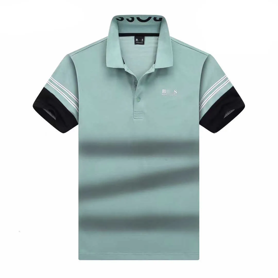 Designer Polo Mens Mens Polos Tshirt Boss Fashion Luxury Brand Business Casual Business Golf T-shirt Pure Coton Breffe