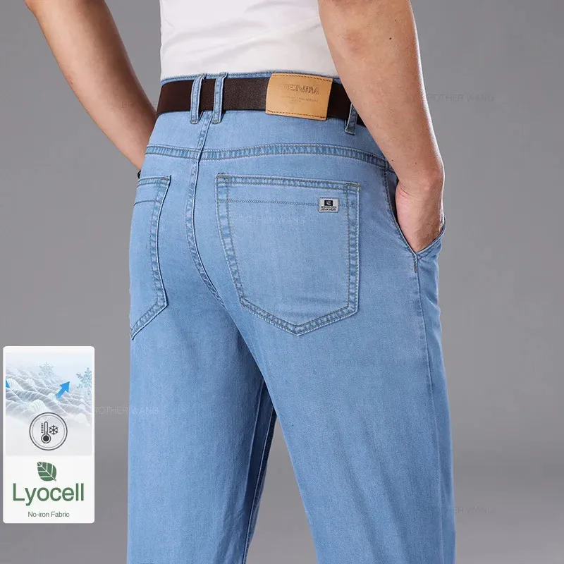 Summer ultrafino de jeans lyocell gelo seda