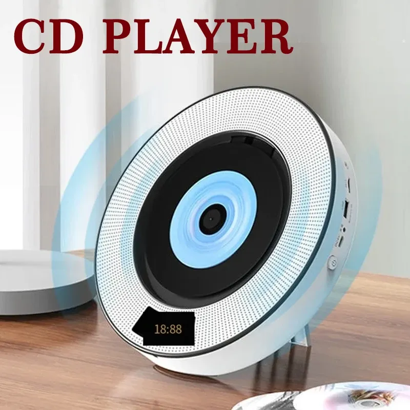 Игрок роскошный дизайн для Panda Portable Wall Swireless Bluetooth Home Music Player с динамиками CD Walkman студент