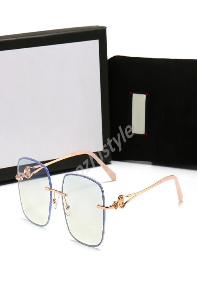 selling whole outdoor fashion sunglasses 1234 frameless round frame retro avantgarde design uv400 light color decorative8537447