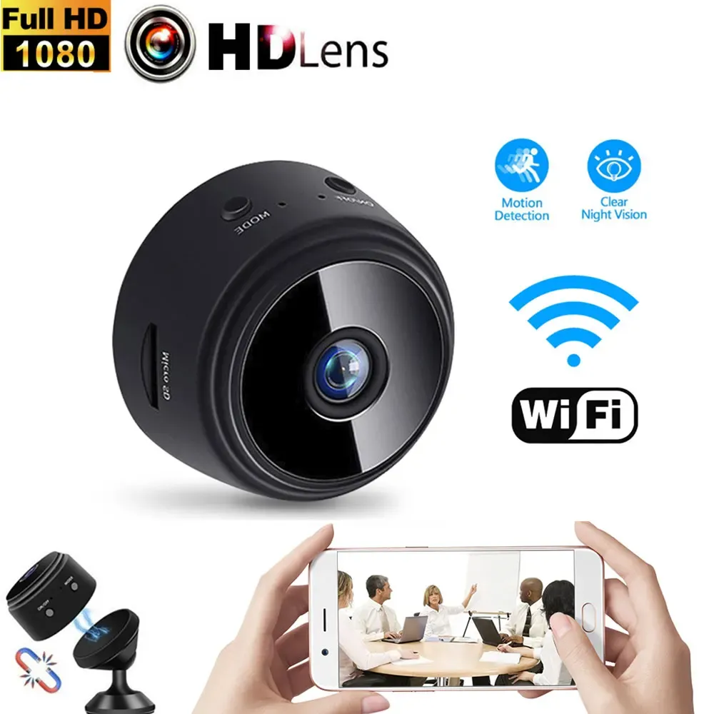 Smart Home Mini Wifi Camera HD 1080P Miniature DVR With WiFI, P2P Video