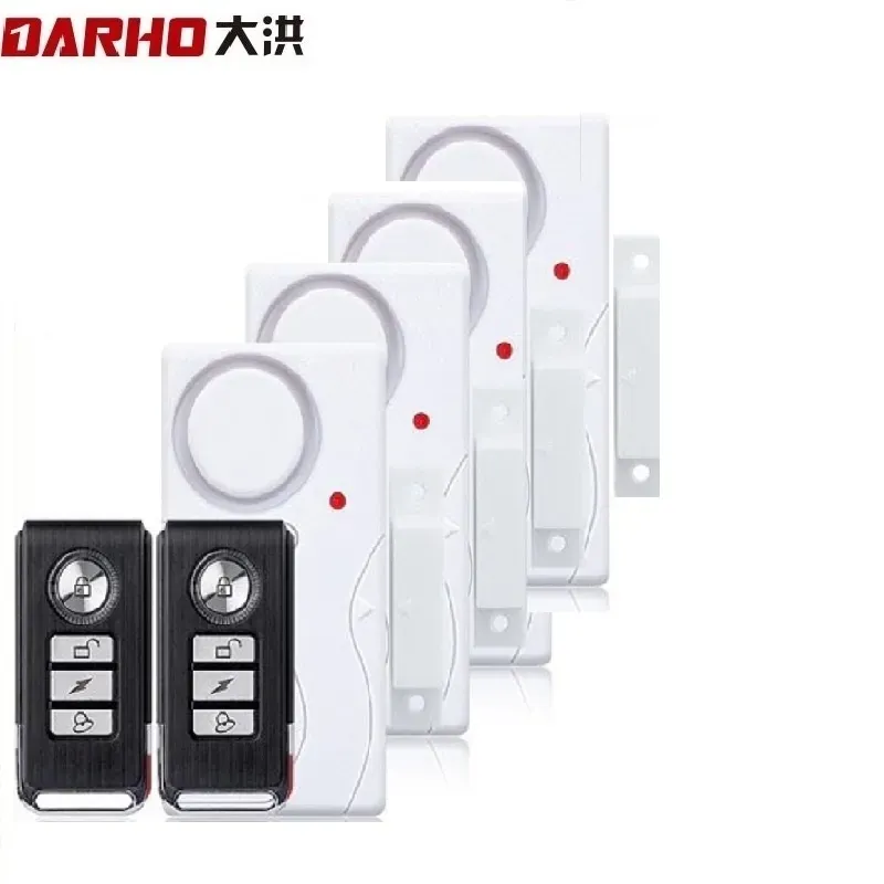 Gloves Darho Door Window Entry Security Abs Wireless Remote Control Burglar Alarm Magnetic Sensor Door Alert System Home Protection Kit