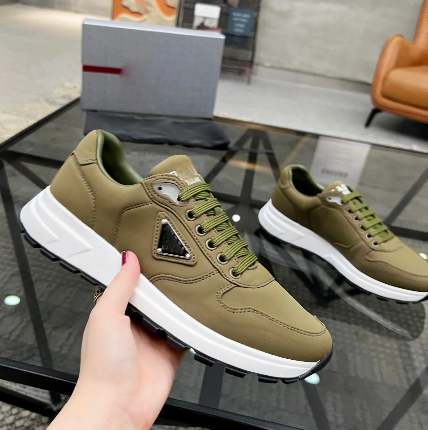 Top Brand 1.1 Men Prax 01 Re-Nylon Sneaker Scarpe in tessuto in gomma Light Runner Sports Super Quality Man Casual Walking EU38-46 con scatola