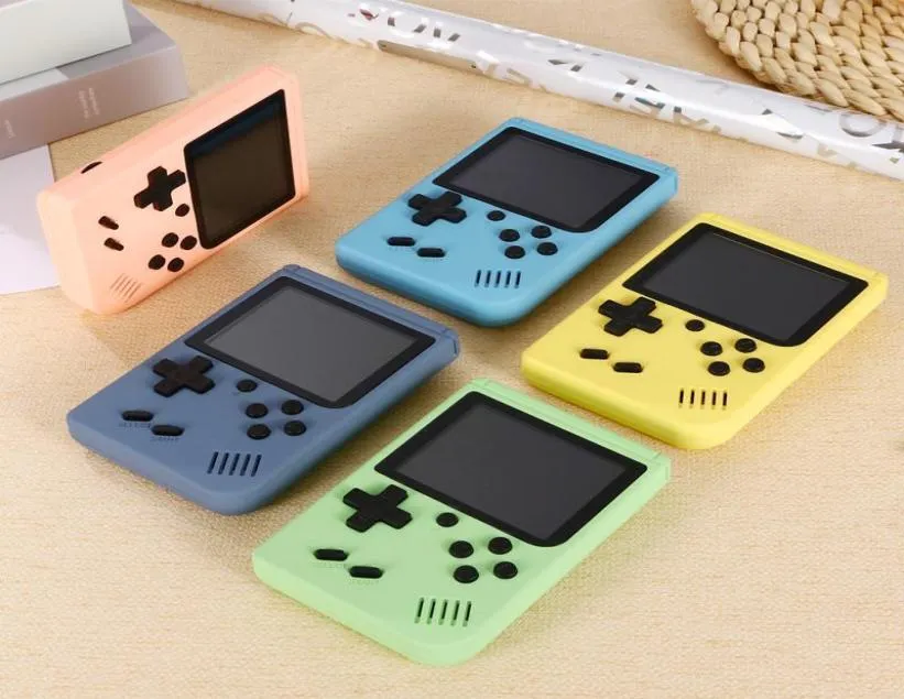 MACARON MACARON GAMES GAMES CONSOLE RETRO VIDEO GAME PLAYES يمكن تخزين 500 in1 8 بت 30 بوصة ملونة LCD Cradle4889604