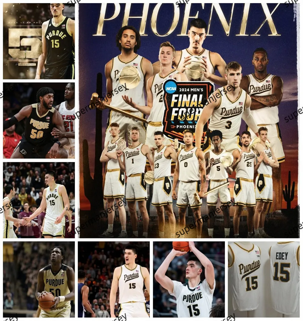 Purdue Boilermakers Basketball Jersey 2024 Final Four Team