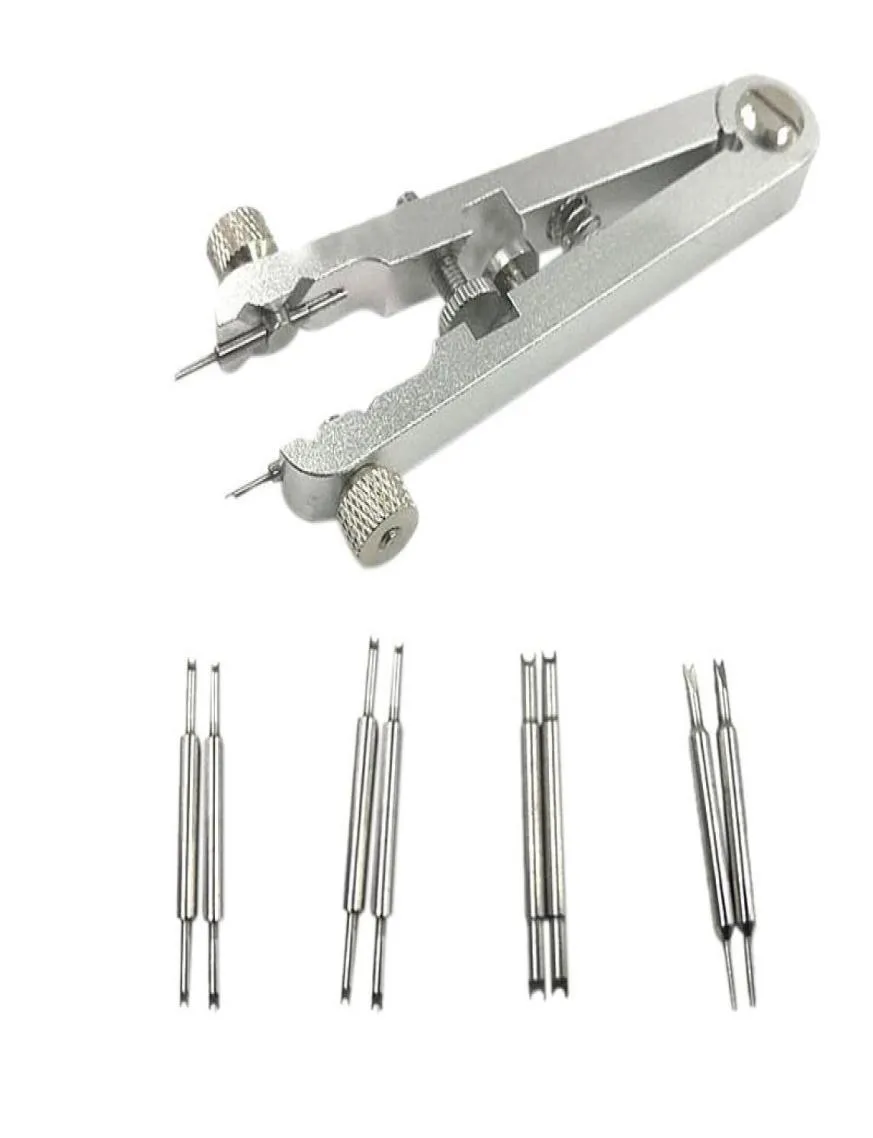 Reparationsverktygssatser Spring Bar Piler Standard Borttagande verktygsklockor Armbandstång för WatchBand ToolRepair6200126