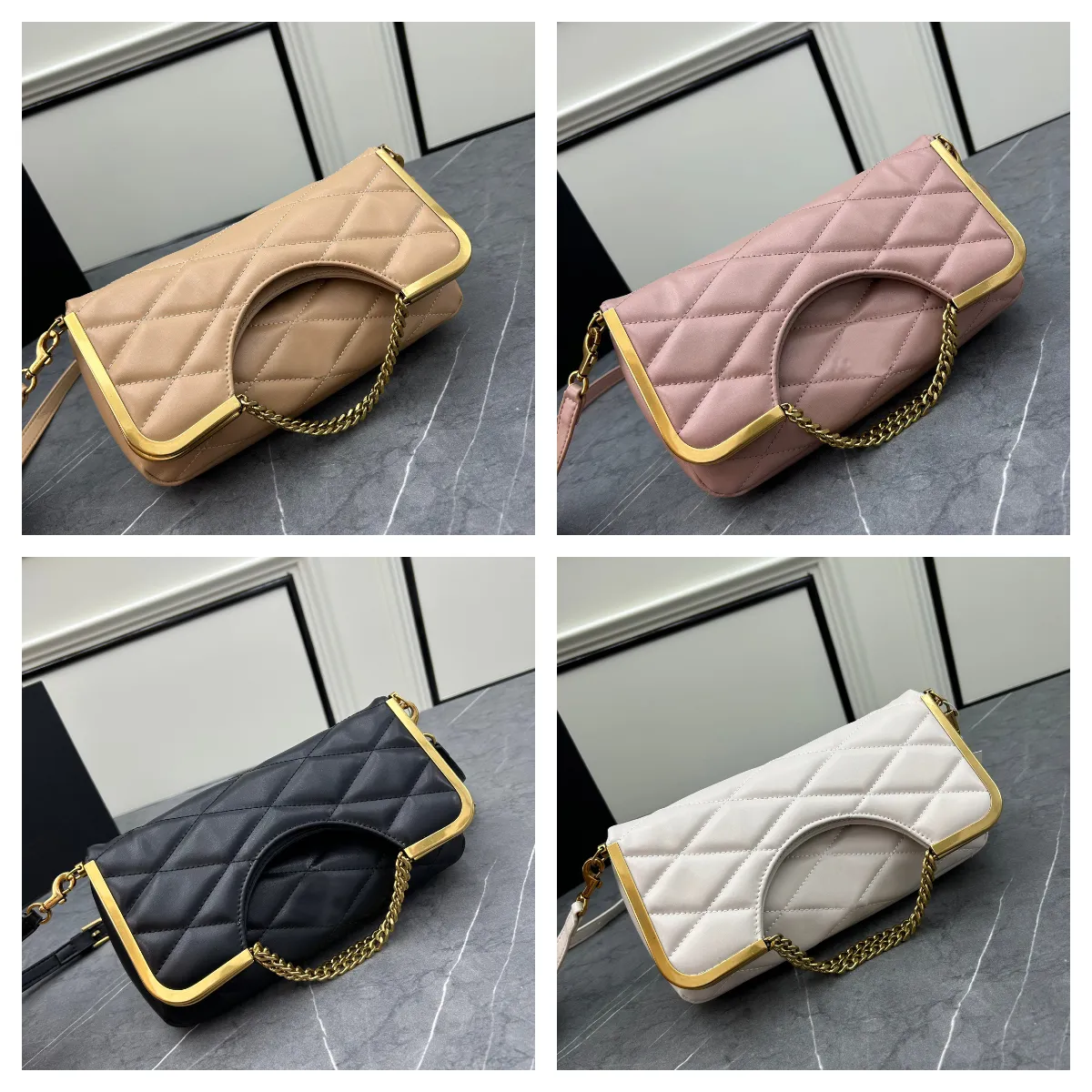 Bolsa de diseñador acolchado bolso de silla de montar bolso de cuerpo cruzado Luxurys bolsos de bolso bolsos de bolsos de cuero genuino carteras de bolso de bolso de bolso de bolsas de diseño 0