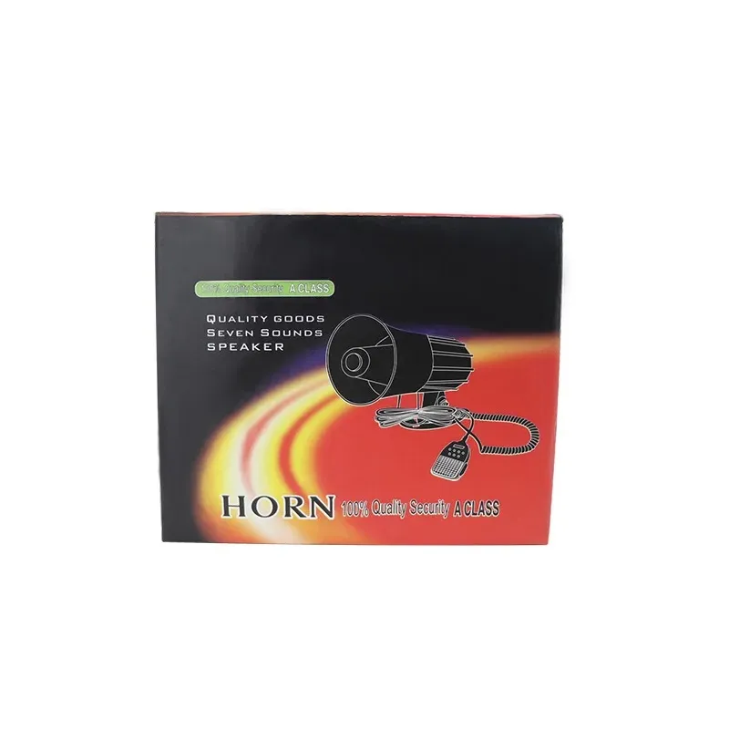 Motorcycle Horn Seven Tone Alarm Horn Siren Speaker for Car Truck Impianto Audio Moto 12V New Arrives