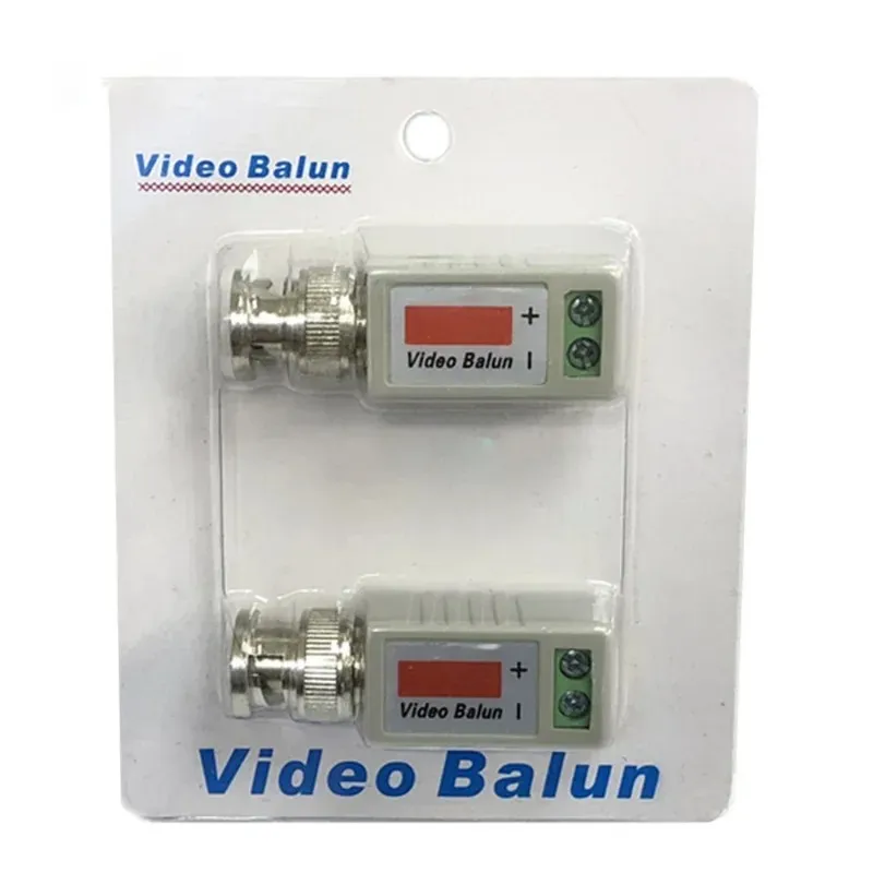 2024 ANPWOO Single 1 -kanaal Passieve video -transceiver BNC Connector Coaxiale adapter voor Balun CCTV Camera DVR BNC UTPFOR