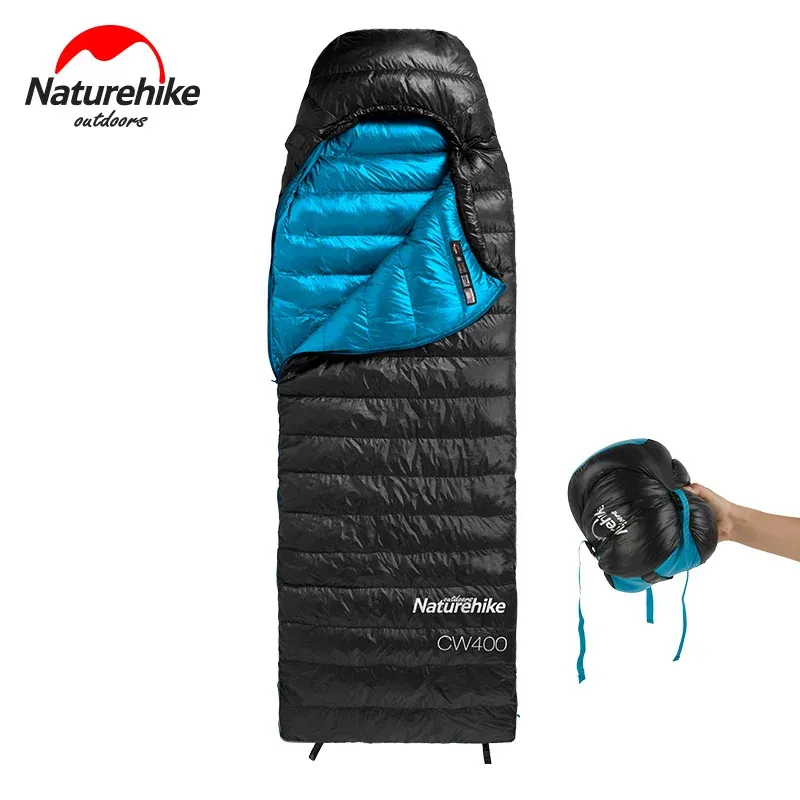 Gear Naturehike CW400 Inverno que quente Sacos de dormir do tipo envelope de ganso branco Down Sagão de dormir