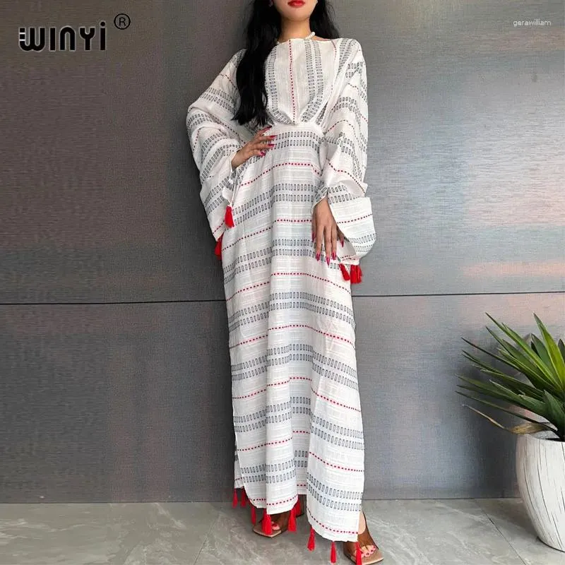 Bohemian Fringed Kaftan Dress - Summer Beach Cover Up, Elegant Maxi Dress,  Kuwaiti Style Muslim Abaya, Flowy Resort Wear from Dhgate Women Beach Wear  - price 38.9