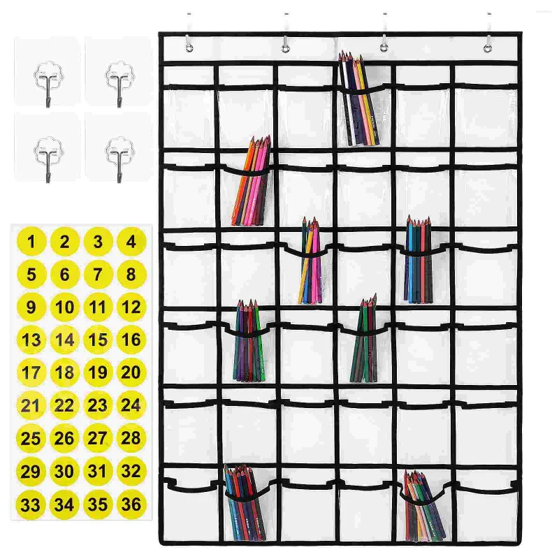 Sacs de rangement Organisateur suspendu avec des poches sur la porte du téléphone portable du téléphone portable Mur