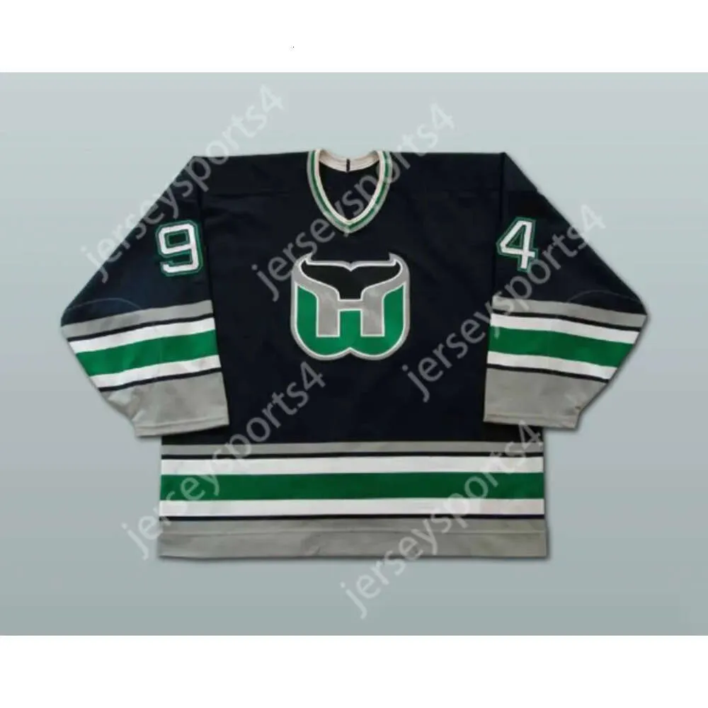 GDSIR Custom Brendan Shanahan Whalers 94 Hockey Jersey New Top Ed S-L-XL-XXL-3XL-4XL-5XL-6XL