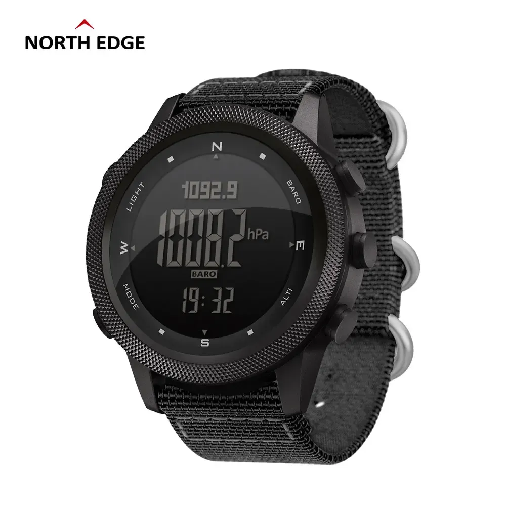 Watches 2022 New NORTH EDGE Men Digital Smart Watch APACHE46 Military Army Sports Waterproof 50M Altimeter Barometer Compass World Time