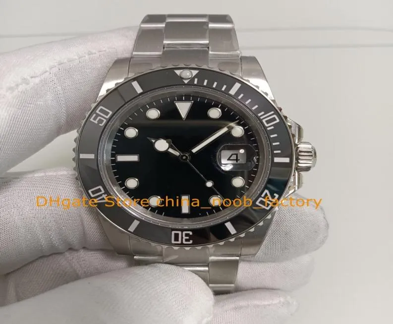 7 Style Automatic Watches Mens 40mm Date Black Cadran Ceramic Diver Sport 904L ACIER JAUNE GOR 28800 VPHHZ CALENDAR VSF LUMINÉ 8126021