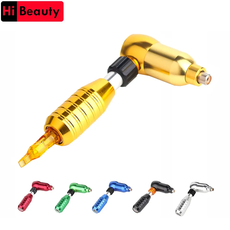 Machine 1 Set en aluminium Alloy Tattoo Motor RCA Audio Interface Makeup Hine Lightweight Rocket Tattoo Pen Hine for Tattoo Arts