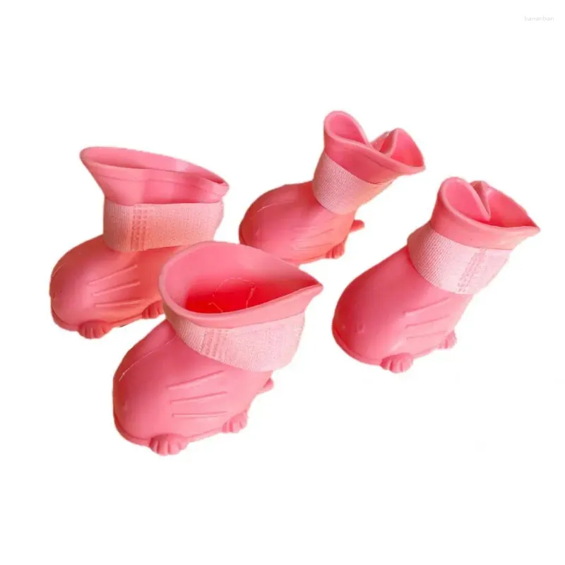 Dog Apparel Boots Reusable Rain Rubber Flexible Universal Cat Shoes Paws Cover