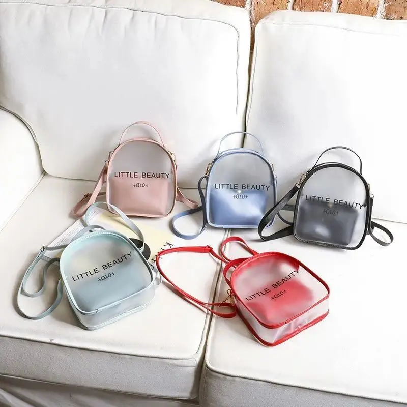 Förvaringspåsar Stylish Simple Letter-tryckt ryggsäck Fashion Dual-Purpose Handbag Single Shoulder Mini Mobiltelefon Bag Hög utseende nivå