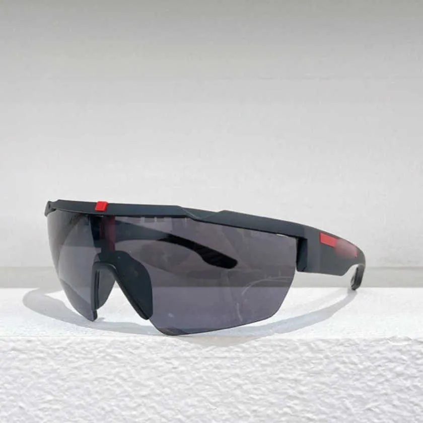 Novo designer de luxo P de grandes óculos de sol de pilotagem de líquidos Red Stars Ski Goggles SPS03X-F Óculos de sol