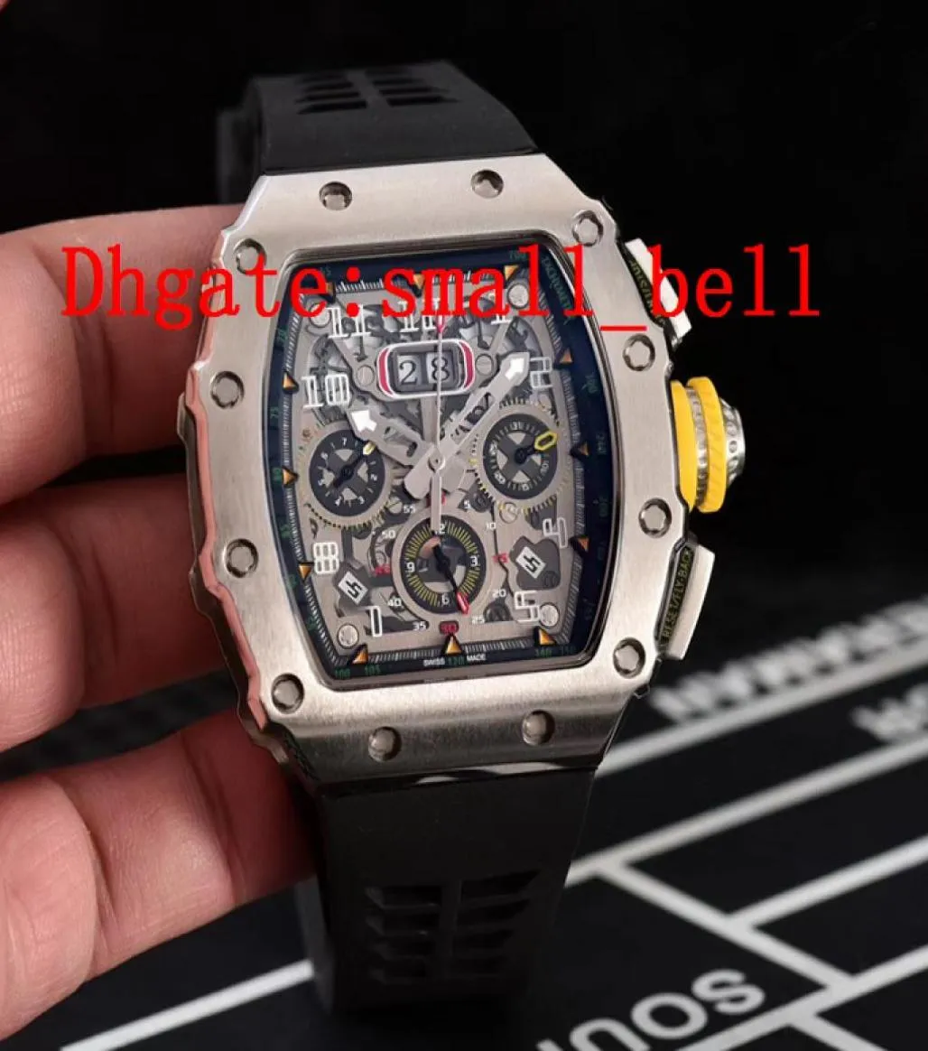 Factory Direct New Products Silver Men039s Watches en acier inoxydable Importées Automatic Mécanique Men039S 43 mm 1103 MultiF8417645