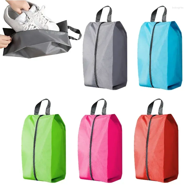 Storage Bags Waterproof Shoes Outdoor Travel Beach Portable Pocket Nylon Organizer Home Dustproof Pouch Case