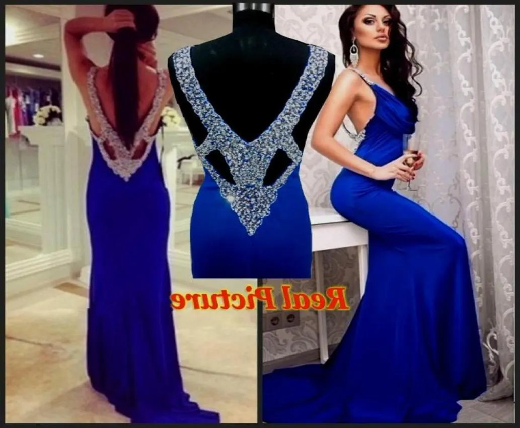 Szyfonowa ukochana długość Draped Blue Sexy Vestiti Eleganti Donna Cerimonia Sera Mermaid Evening Prom Sukienki z OPE4877969