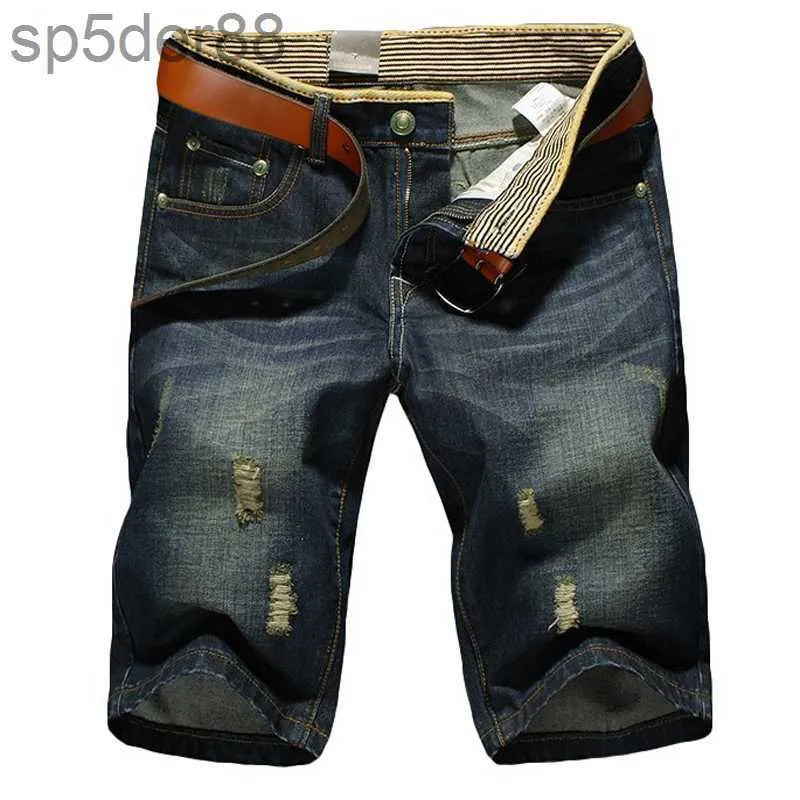 Moda yaz gündelik pamuklu erkekler kısa kot erkekler Bermuda Boardshorts jeans şort erkekler slippped artı 28-36 eru3