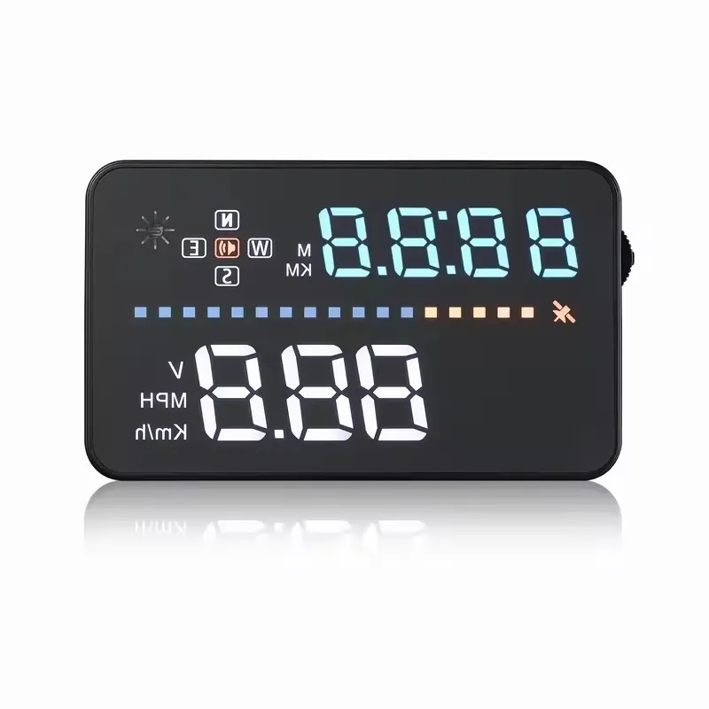 Universal GPS HUD Car Head Up Display Display Dishobord Digital Projector с 3,5 -дюймовым светодиодным экраном