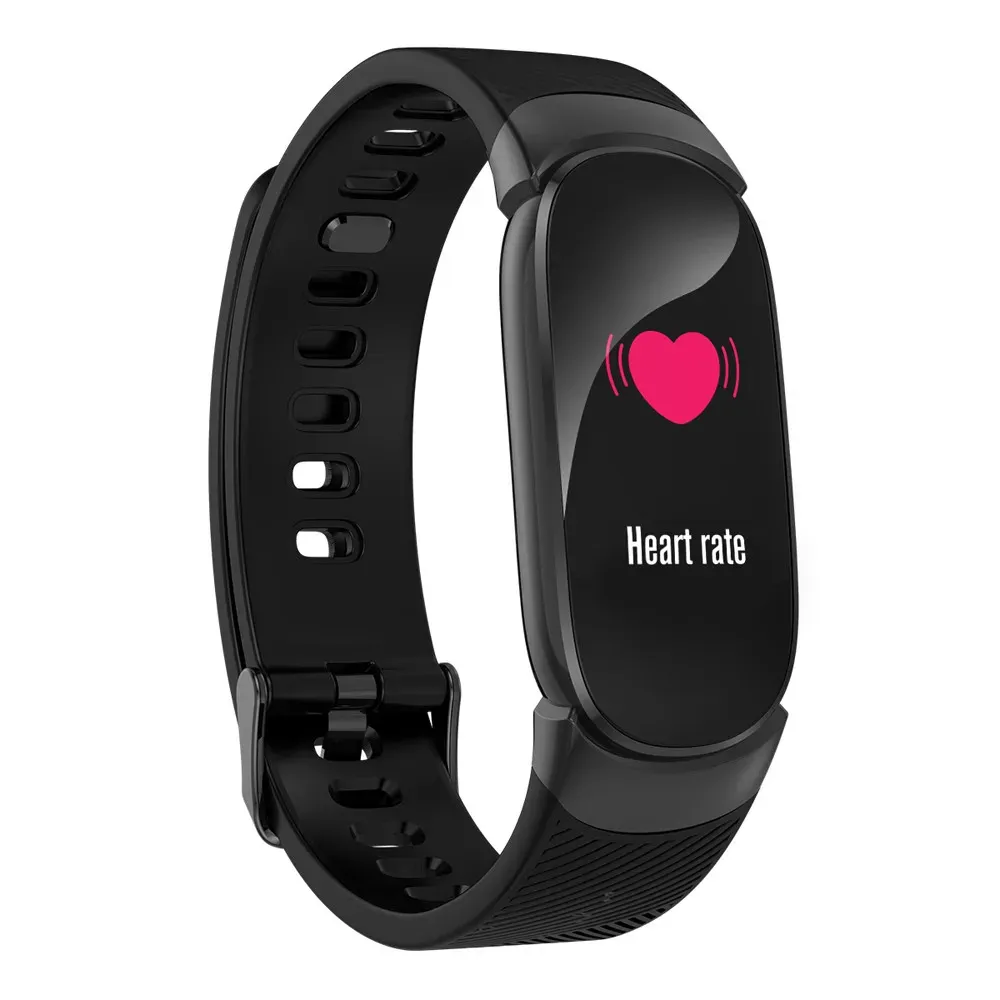 Watches Smart Armband Blodtryck Mätning Hjärtfrekvens Män tittar på smartband Waterproof BT4.0 Aktivitet Fitness Tracker 1017#2