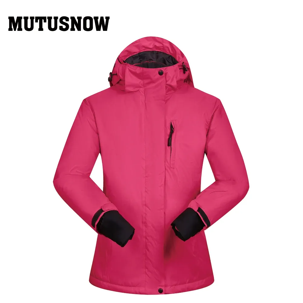 Suits New Outdoor Sports Warm Jackets Winter Woman Ski Mountaineering Camping Hiking Piece Jacket Warm Breathable Waterproof Windproof