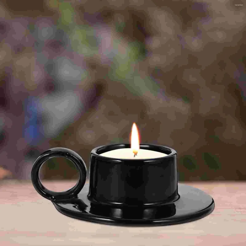 Soportes de velas Decorativas Cabricadinería Soporte de la artesanía Pequeño navidad Decore Talight Recipientes Cerámica de la mano