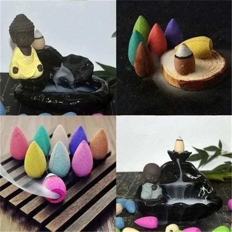 2024 60/Incense Cones Use For Backflow Incense Burner Anti-Odour Cone Incense Mix Scent - for incense cone backflow burner