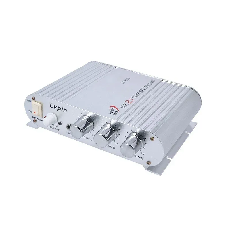 Players Car Amplifier LP838 12V Smart Mini HiFi Stereo Audio Amplifier for Home Car Auto MP3 MP4 Stereo Boat Motorcycle