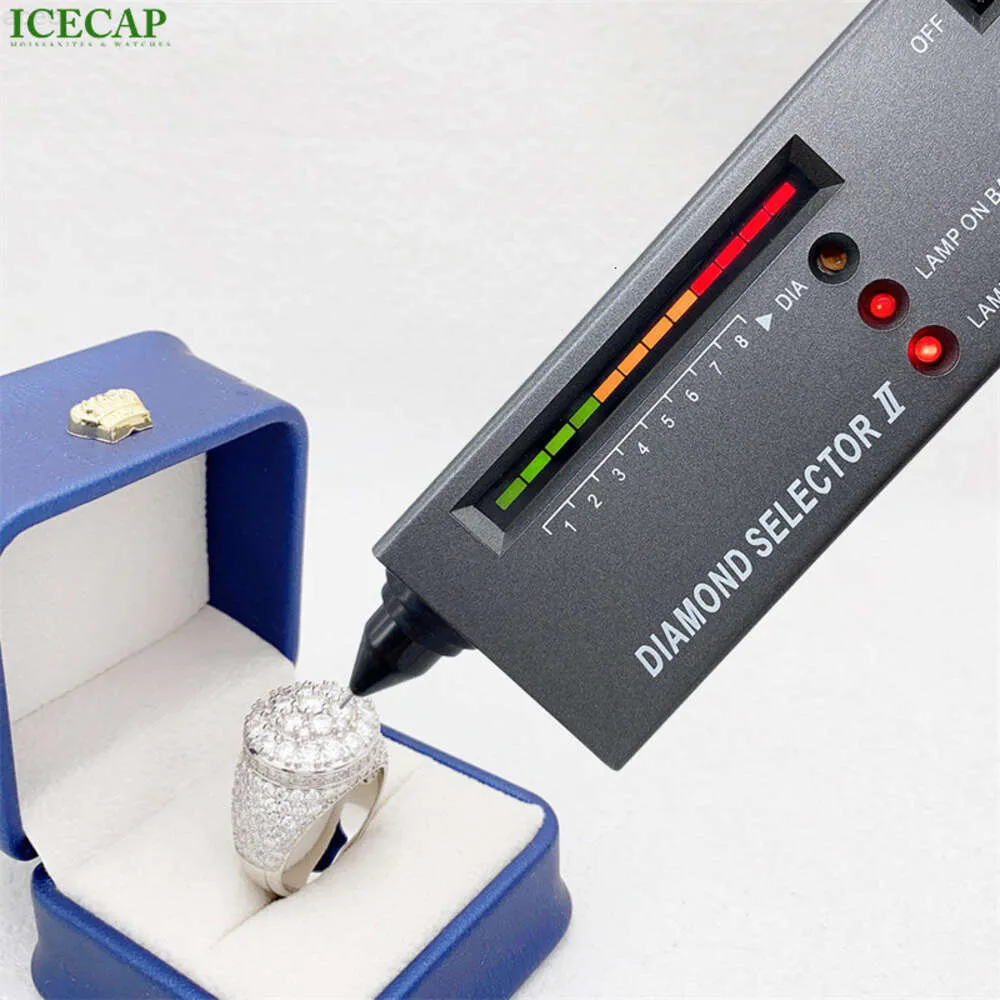 Hot Selling Luxury Hiphop Men Ring 925 Sterling Silver Jewelry Full Iced Out Vvs Moissanite Engagement Wedding Rings for Gift