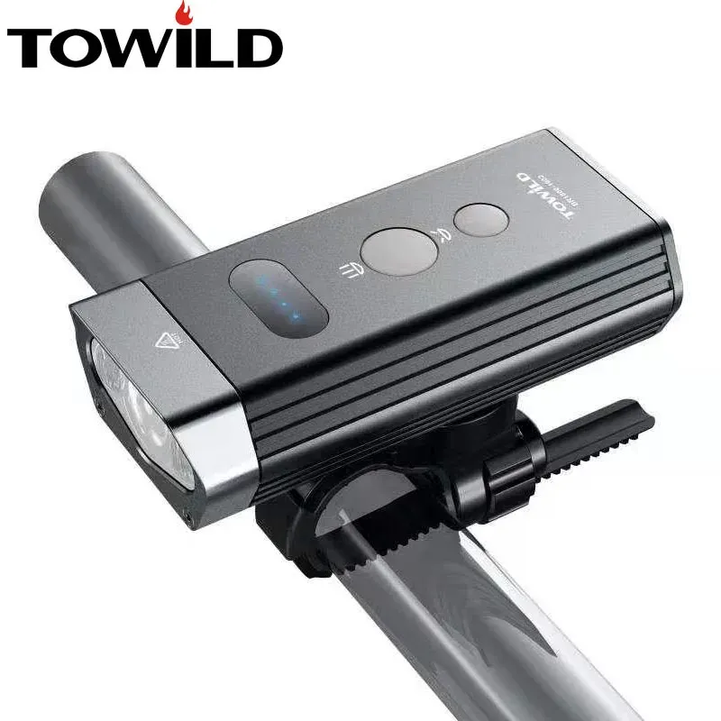 Lights Towild BR2000 / BR1200 Bicycle Light Light Buildin 5200MAH IPX6 Водонепроницаемый USB -зарядный велосипед