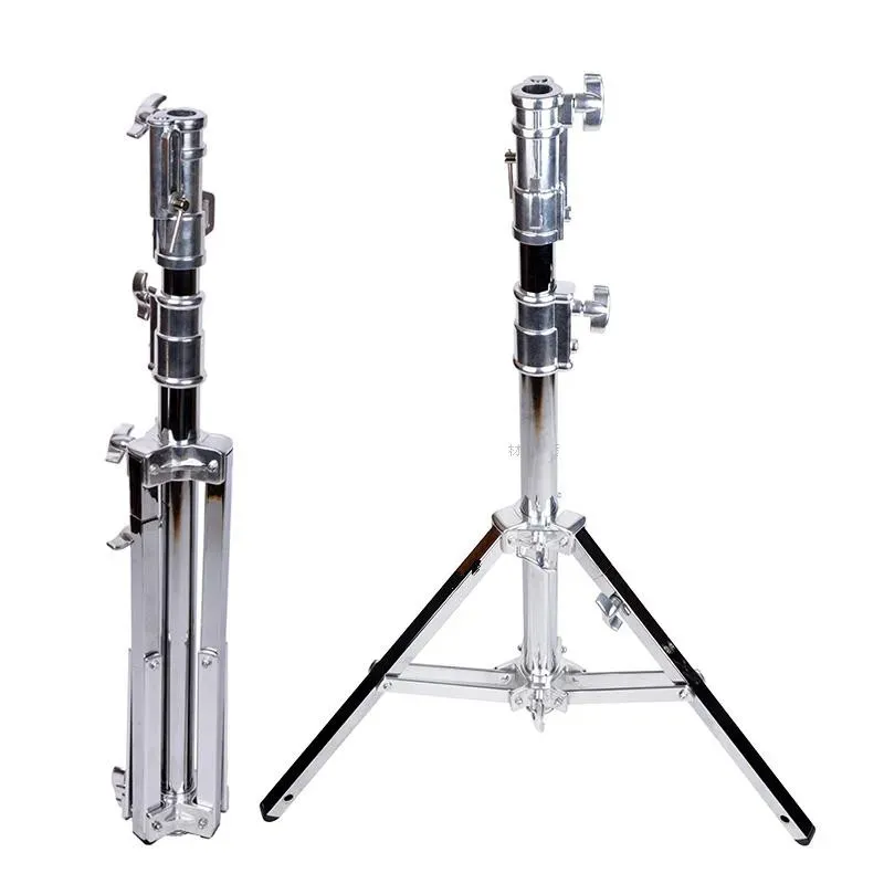 Monopods Low Foot Stand B301 헤비 듀티 램프 홀더 필름 시각적 삼각대 헤드 로우 보이 스테인리스 스틸 프레임