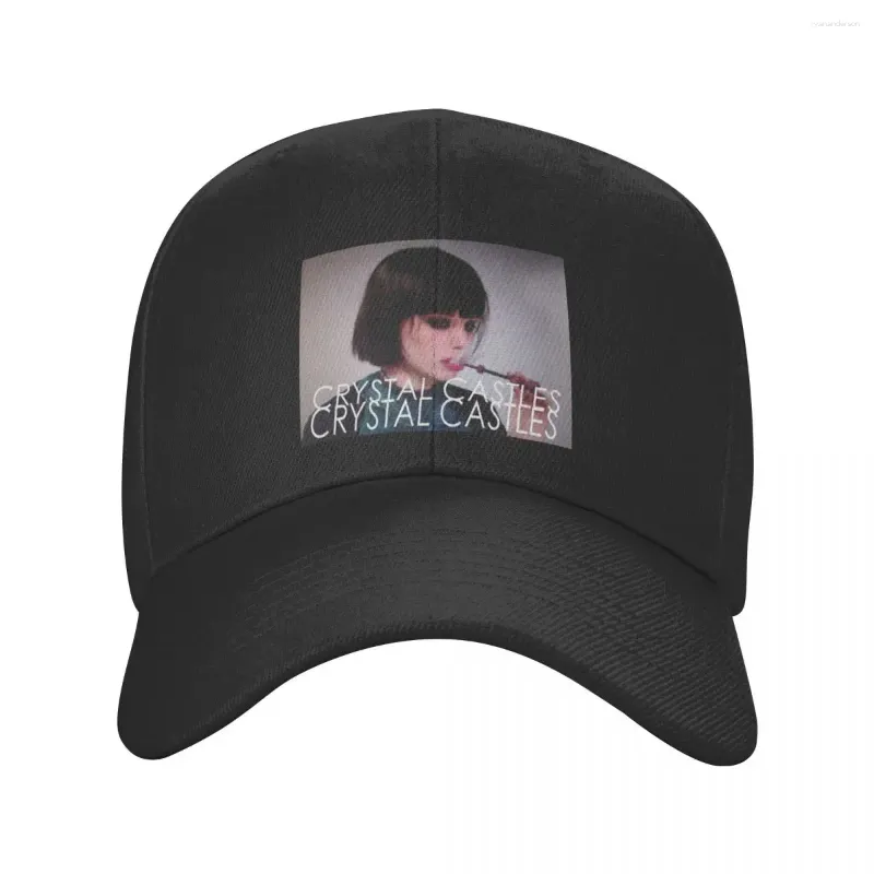 Berets Crystal Castles Smoking Music Cap модные шляпы модные шляпы солнце