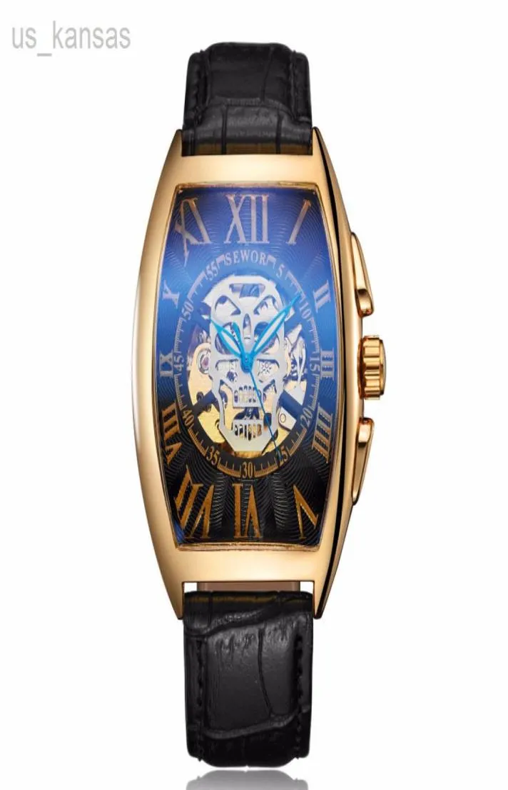 Orologi da polso orologio teschio di moda orologio meccanico orologio sewor top marchio di lusso automatico orologio da polso meccanico Orologi Tonneau L8479901