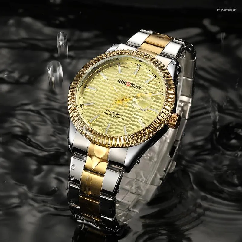 Wristwatches Fashion Luxury Men s Watch Waterproof Watches For Men Chronograph Quartz Wristwatch Date Luminous Man Clock Relogio Masculino