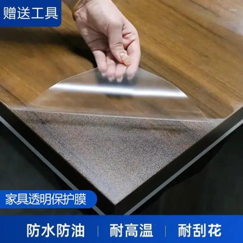 Fönsterklistermärken möbler film transparent skyddande massivt trä matbord kaffemmarm marmor bordsskiva spis anti olje fläck prote
