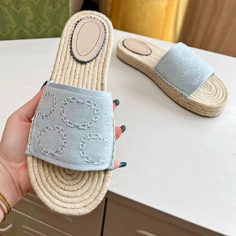 Yaz kadınlar kalın taban terlik pist açık gözetleme parmağı denim ile örgü dış taban yeni var yüksek kaliteli model kadın tasarımcı flip flops