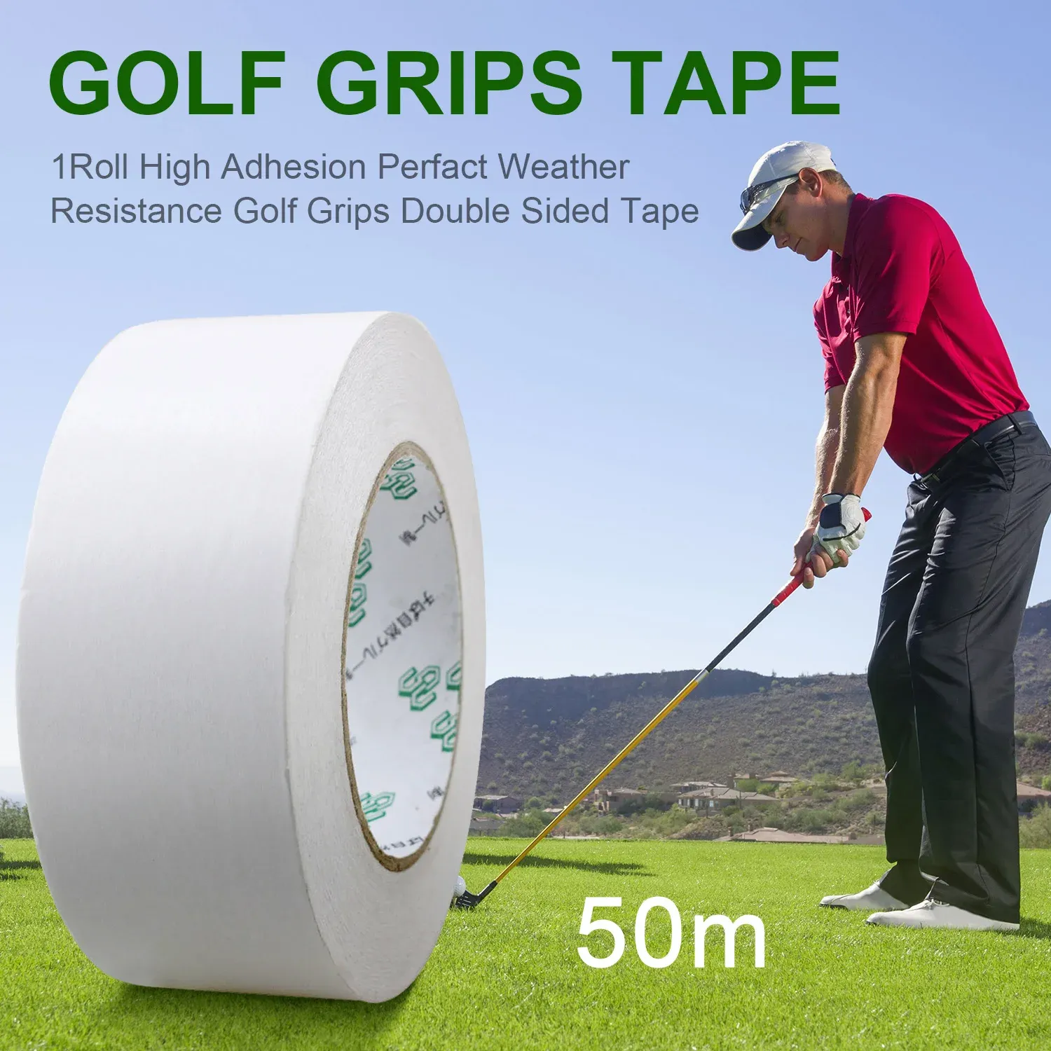 Crestgolf Double Sided Golf Grip Tape For Golf Grip Tape Installation