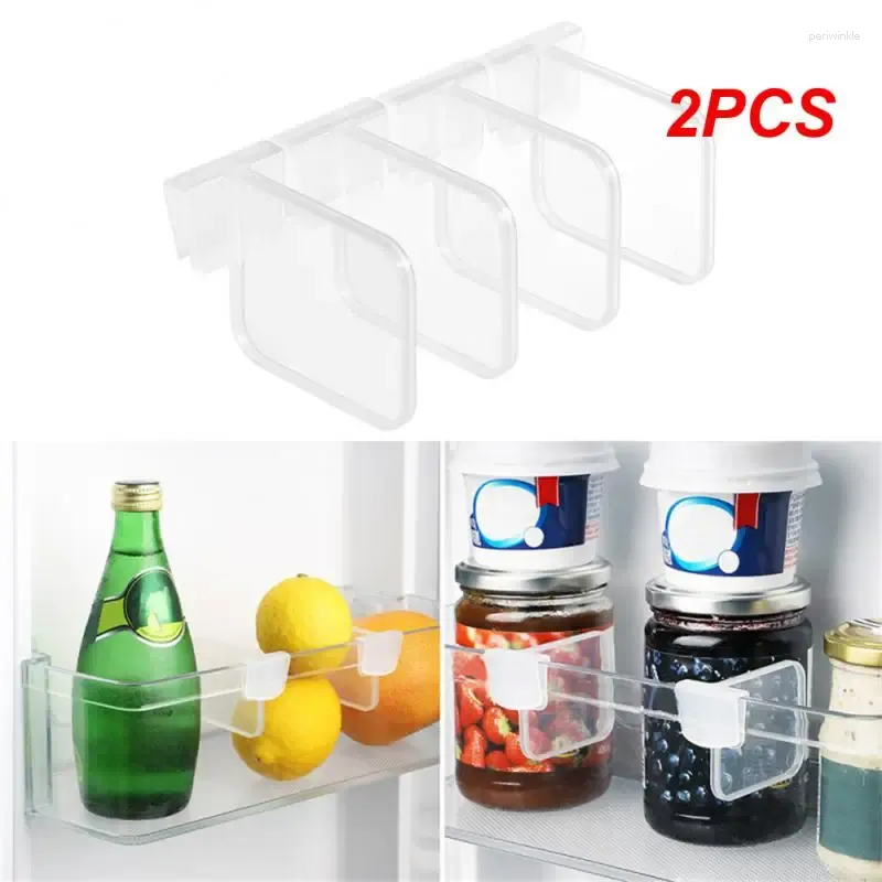Mutfak Depolama 2 PCS Buzdolabı Bölme Plastik Yeniden Kullanılabilir Ayar Dayanıklı Çiftlik Gadgets Kısır Klipsler