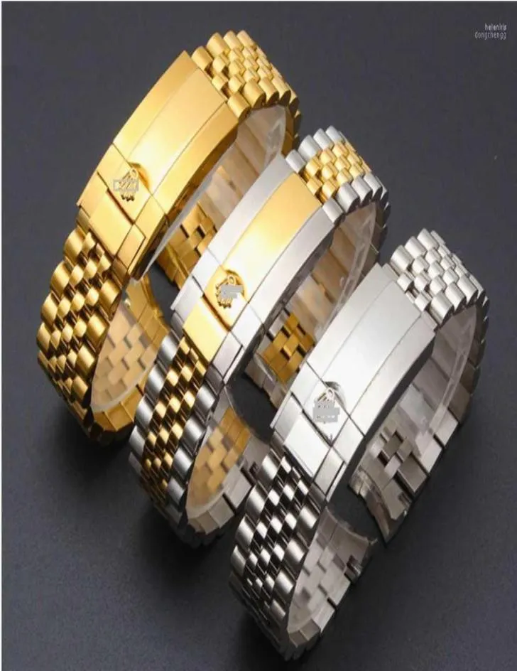 Watch Bands Hight Quality Watch Bands for Oysterpertual GMT DateJust Metal Strap Accessoires Bracelet en acier inoxydable HELE227273172